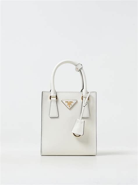 borsa prada triangoli|Borsa Triangle in pelle in Bianco .